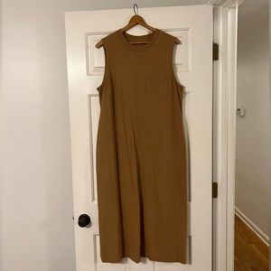 Everlane, The Long Weekend Tank Dress, size XL, color Hazel